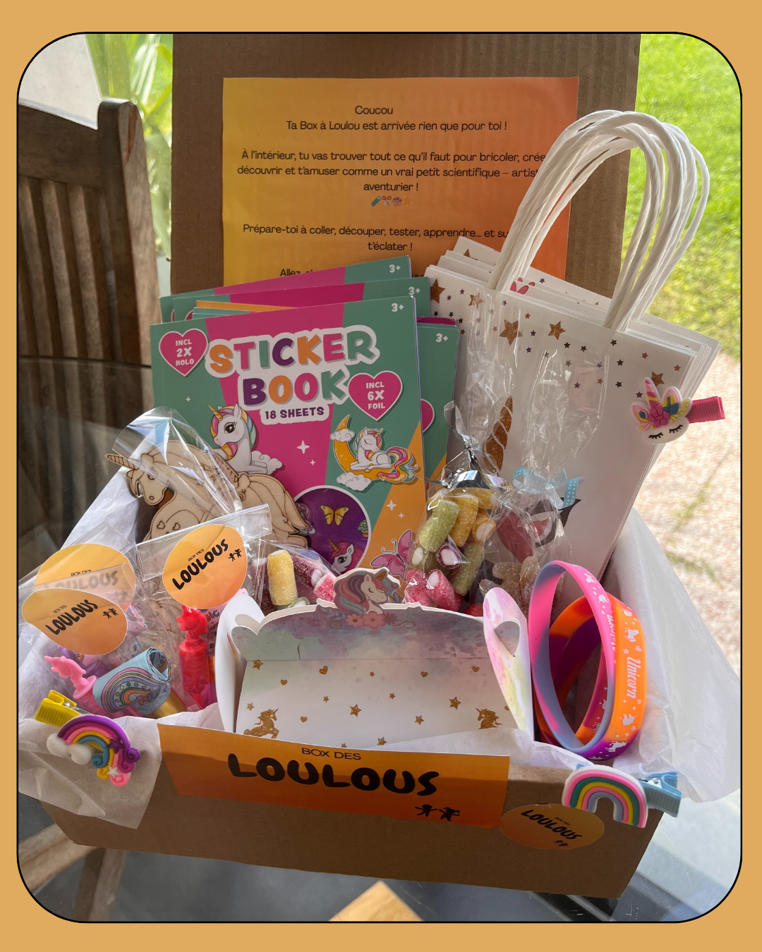 Box anniversaire - Licorne