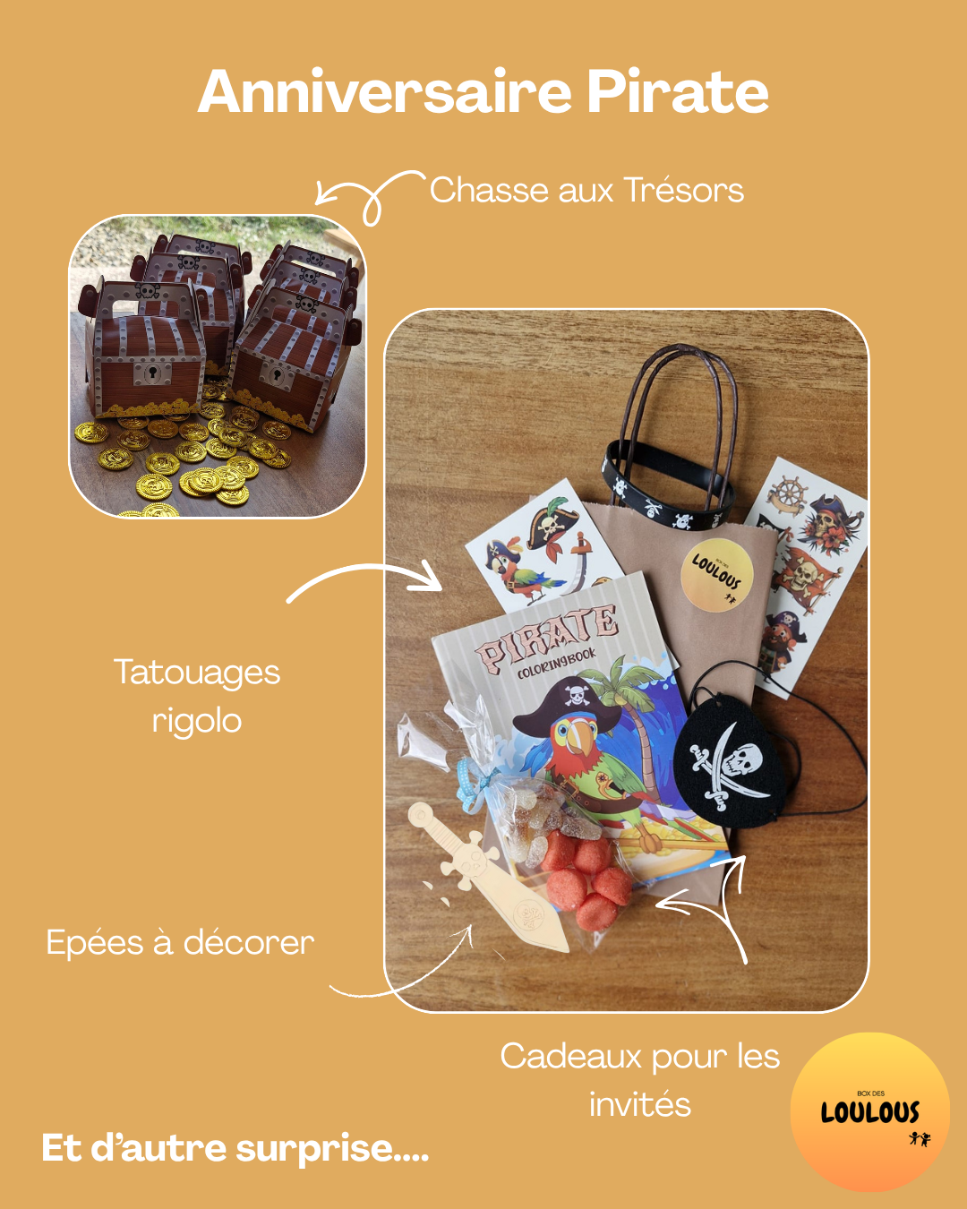 Box anniversaire - Pirate